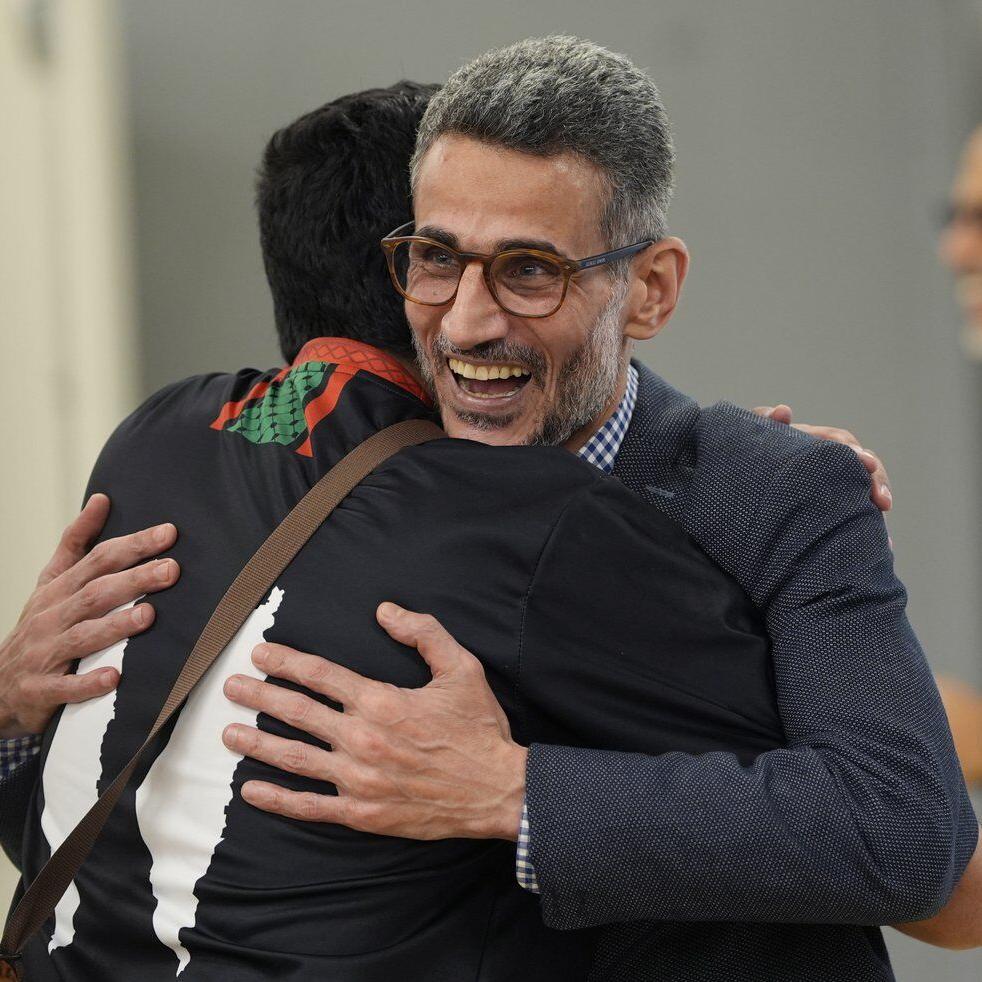 Tears of joy as Egyptian immigrant and Cincinnati chaplain is released from detention